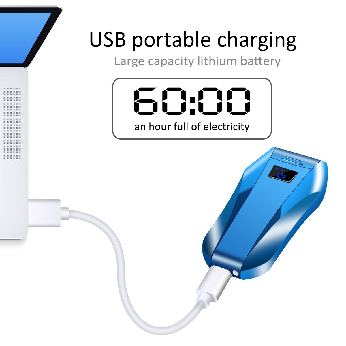 Amazon.co.jp: KIVORS ライター USB充電式 電子ライター タッチ